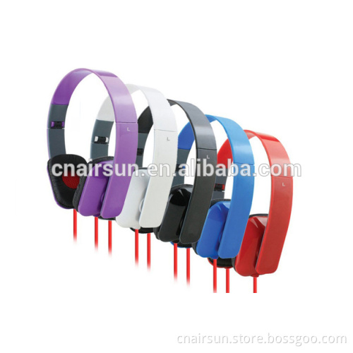 Foldable Coloful Wired Headphone